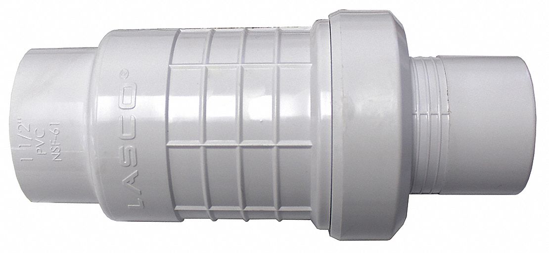 LASCO PVC Repair Coupling, Socket x Socket, 2 in Pipe Size Pipe