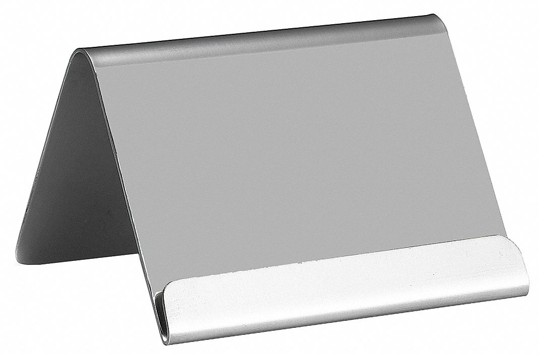 TABLECRAFT PRODUCTS COMPANY, Stainless Steel, Silver, Card Holder
