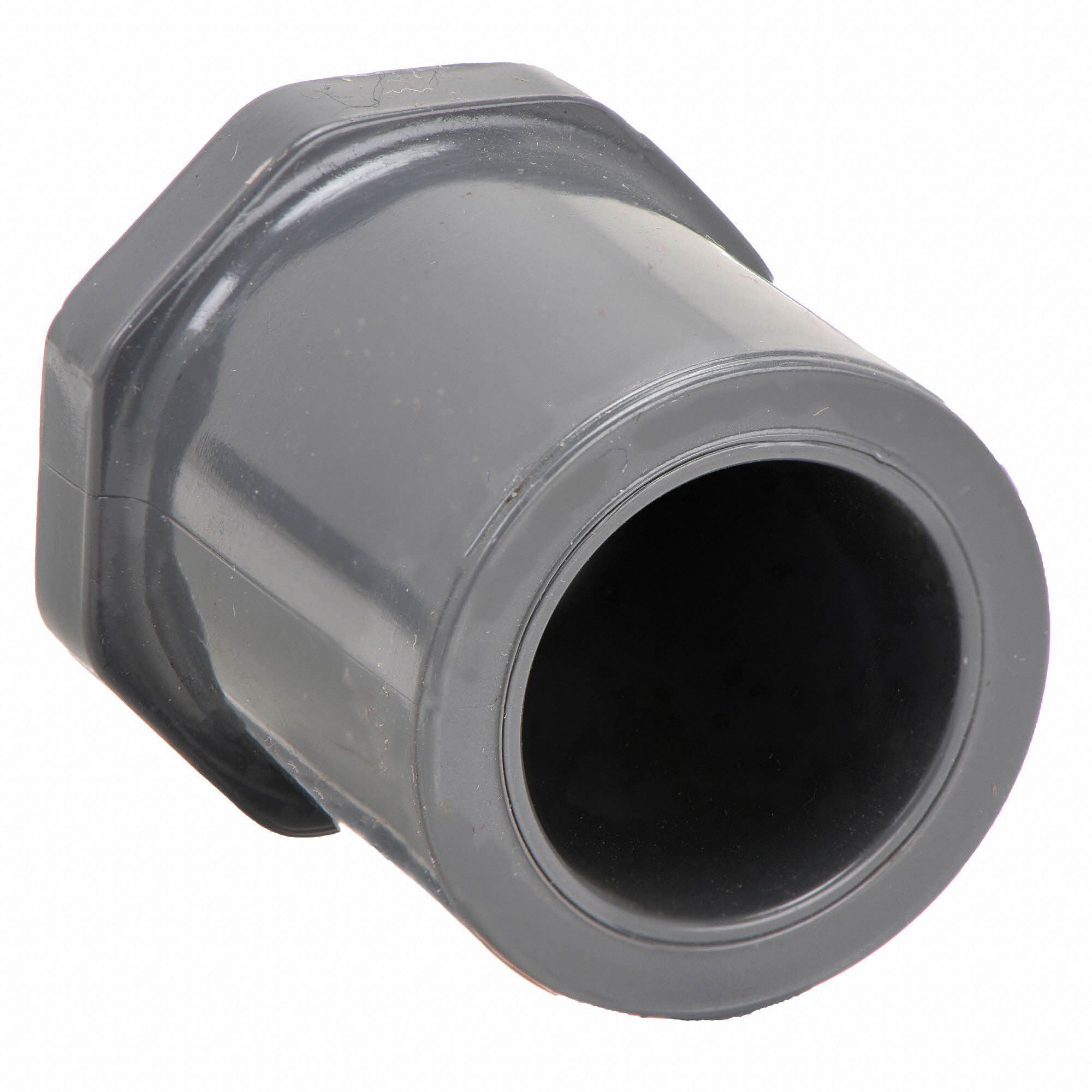 GF PIPING SYSTEMS PVC Plug, Spigot, 1/2 in Pipe Size Pipe Fitting