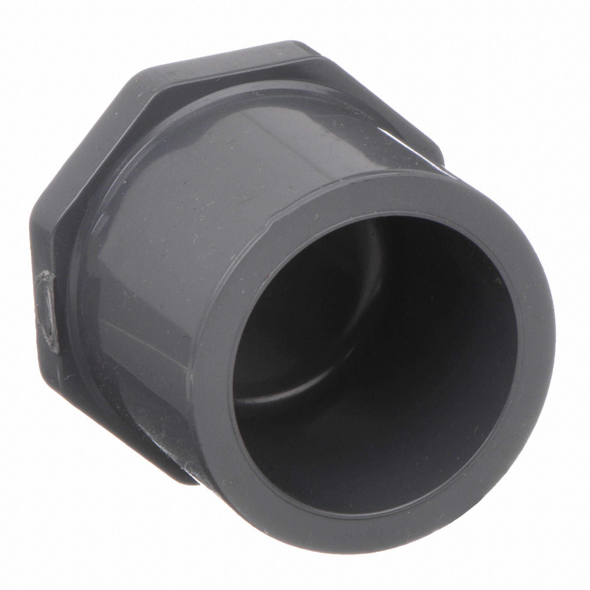 GF PIPING SYSTEMS PVC Plug, Spigot, 1 in Pipe Size Pipe Fitting