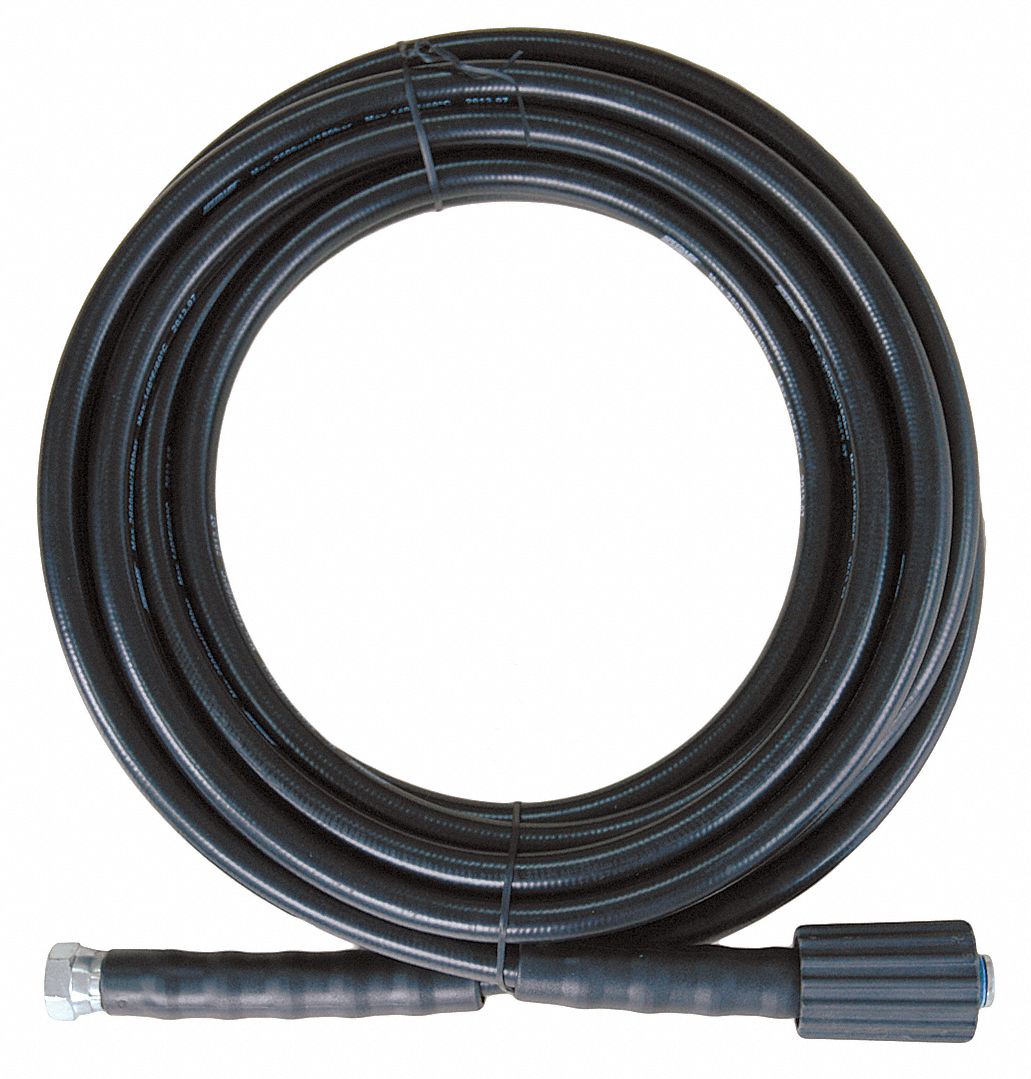 SPEEDAIRE Pressure Washer Hose: 1/4 in Hose Inside Dia., 25 ft Hose Lg