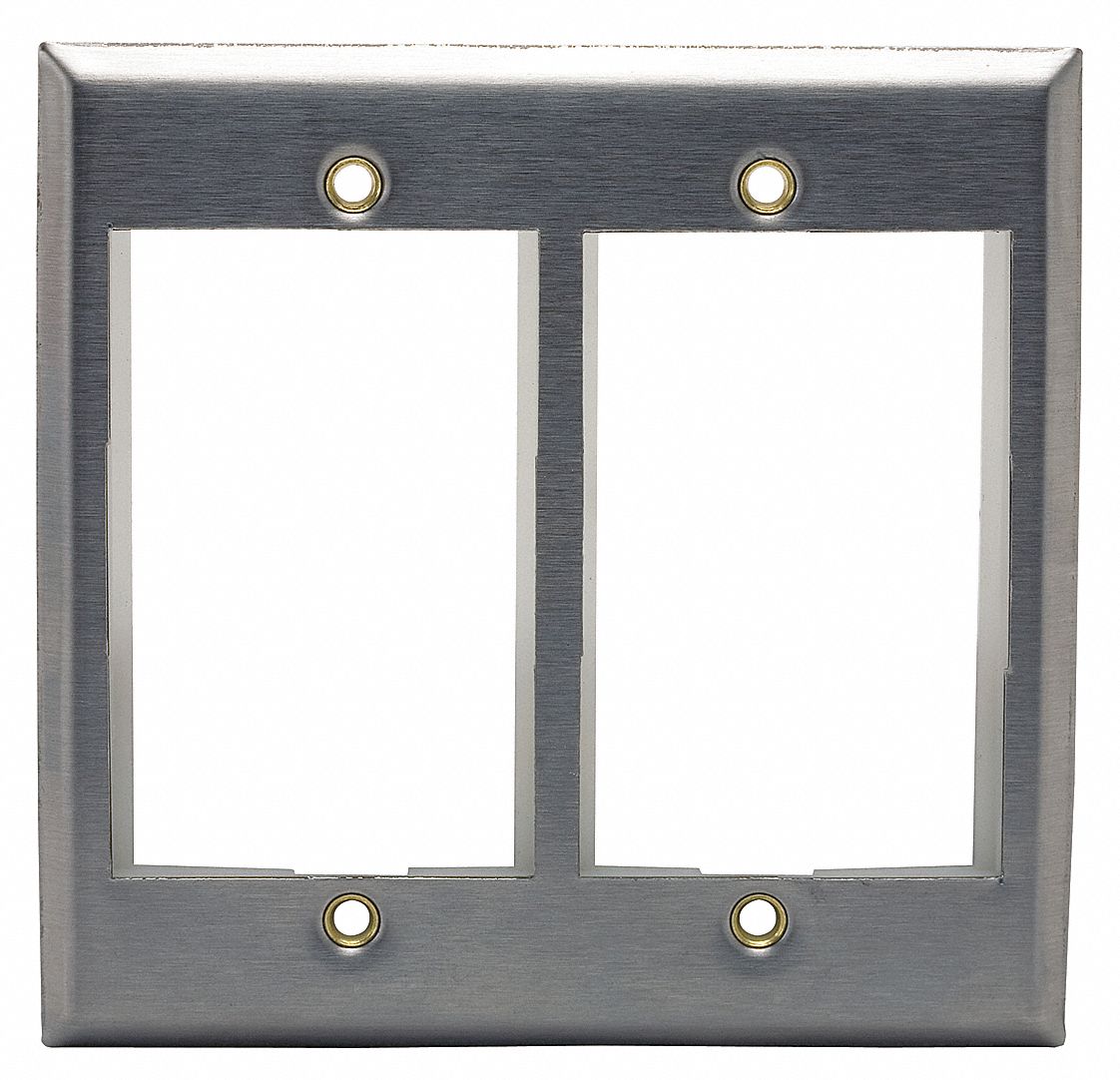 HUBBELL PREMISE WIRING, Wall Plate, Audio/Video, Wall Plate 22LV03