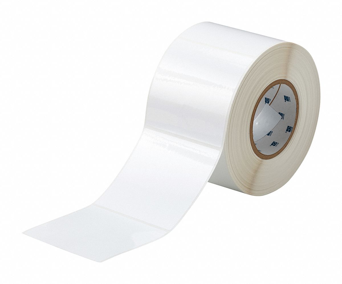 BRADY Thermal Transfer Label, Label Type Polyester 22MX63THT161423