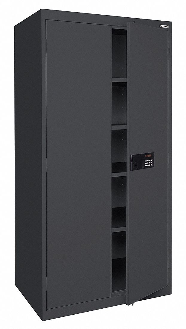SANDUSKY Storage 72x36x18, Black 22ND35EA4E36187209 Grainger