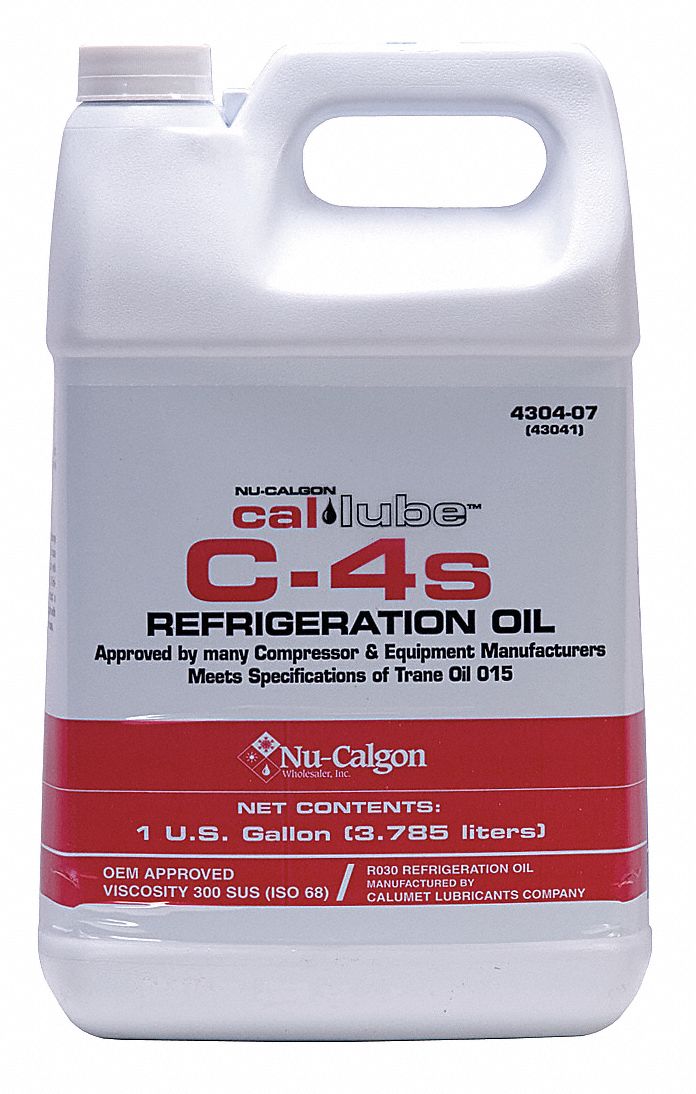 NUCALGON Refrigeration Lubricant, Mineral Oil, 1 gal Container Size