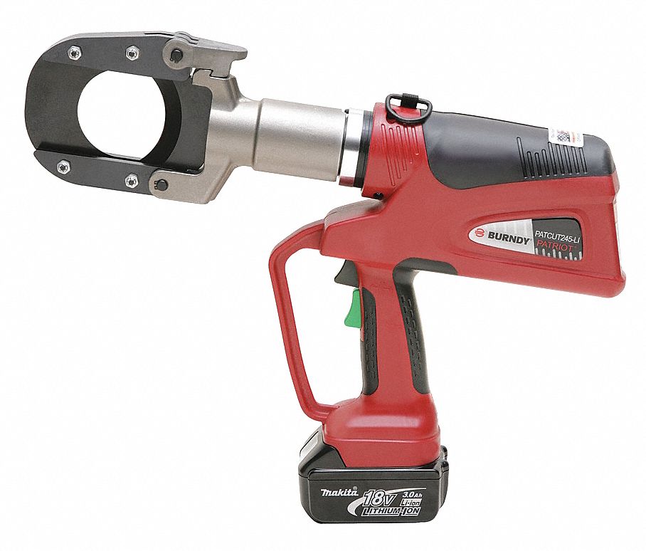 BURNDY Cable Cutter Battery Included 22P230PATCUT245LI Grainger