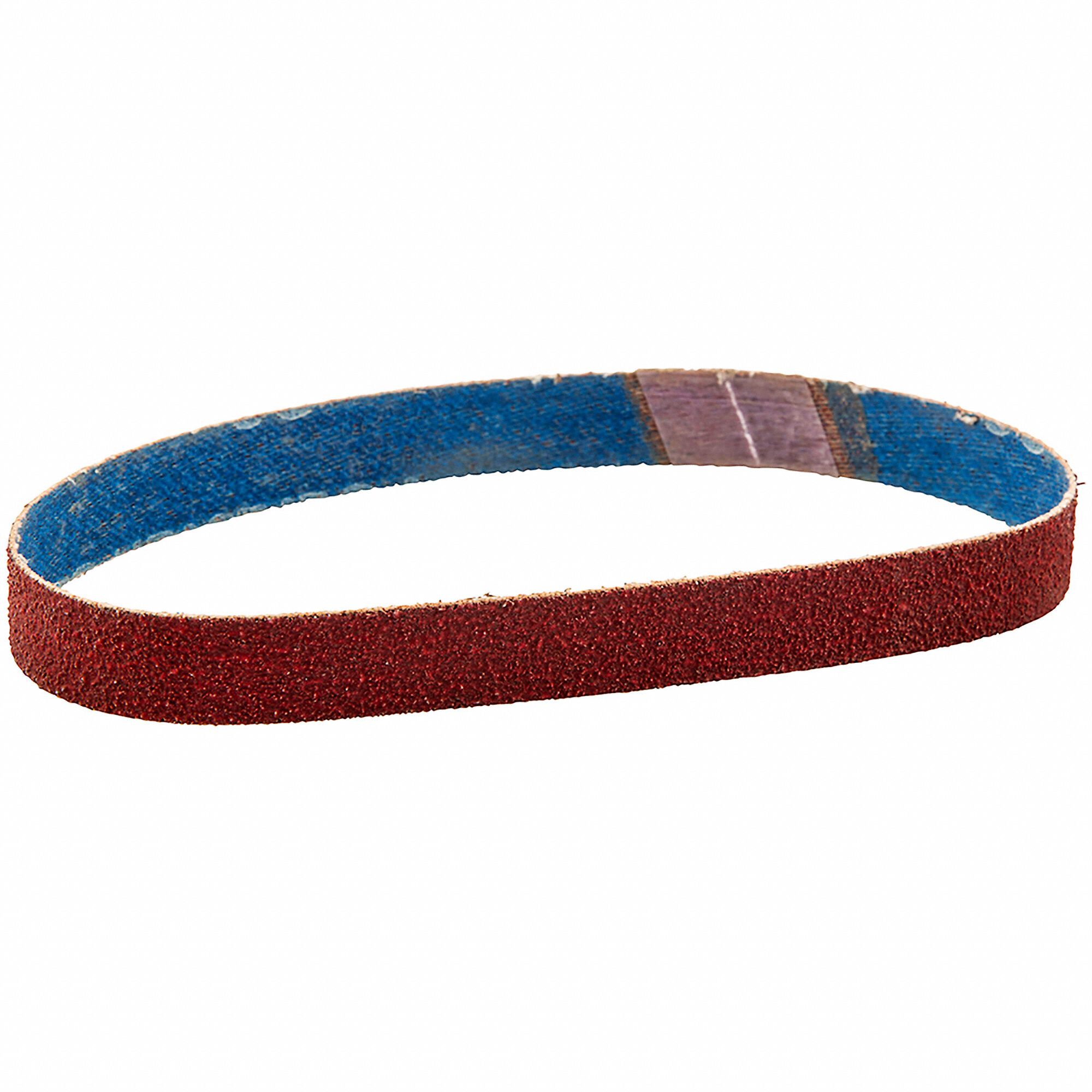 NORTON Sanding Belt, 12 in Length, 1/2 in Width, Ceramic, 80 Grit