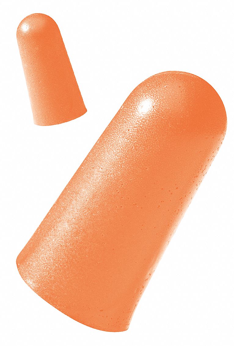 CONDOR Bullet Ear Plugs, 29 dB Noise Reduction Rating NRR, Uncorded, M