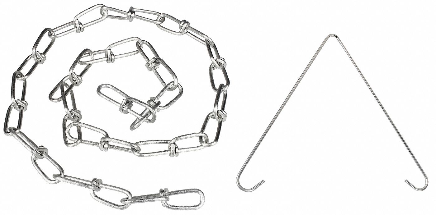 LUMAPRO Chain Hanging Kit, Steel, Silver, For Use With FGB Series