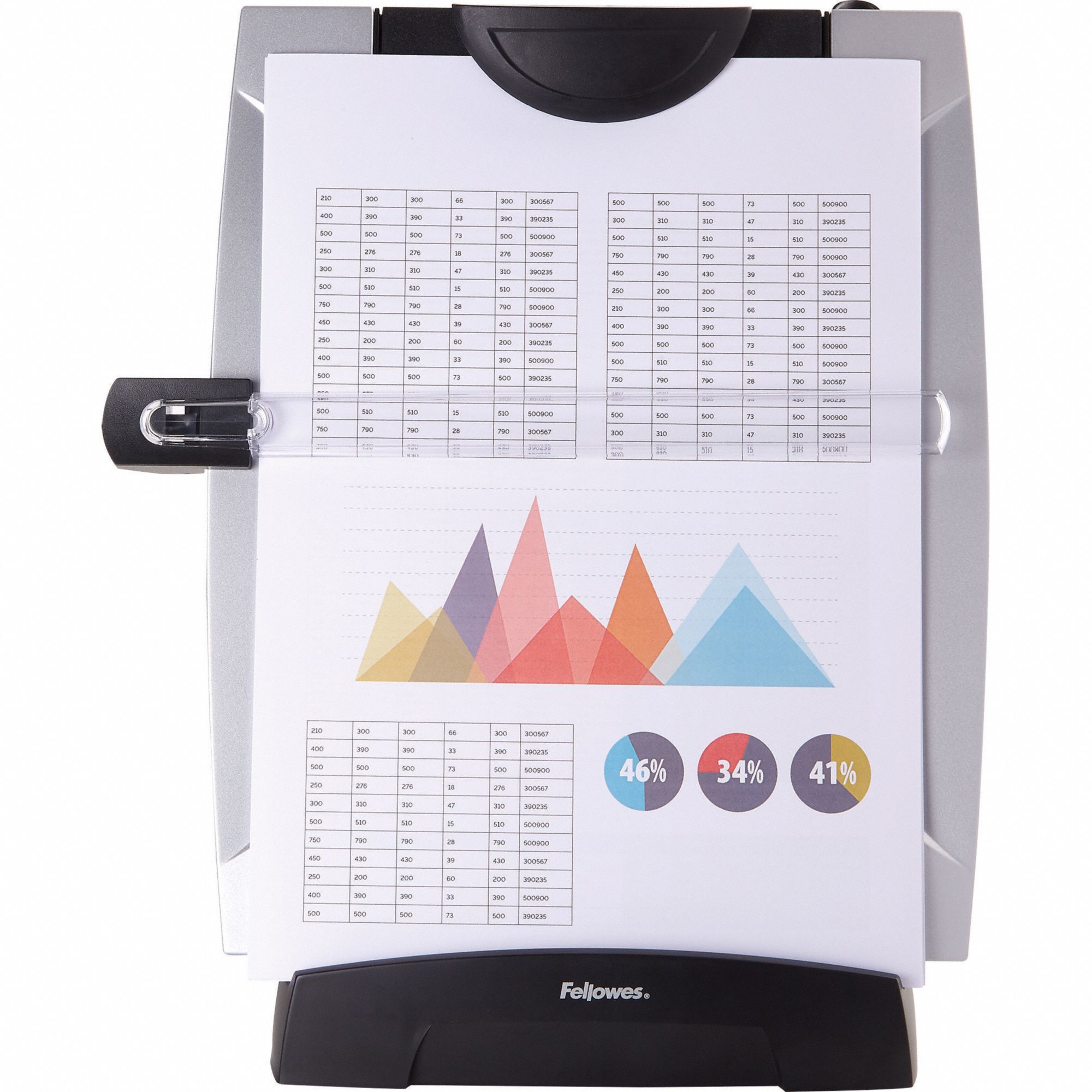 FELLOWES Copy Holder Desktop Mounting 22W7868033201 Grainger