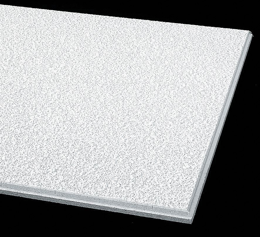 ARMSTRONG Ceiling Tile Beveled Tegular, 24" Width, 24" Length, 5/8