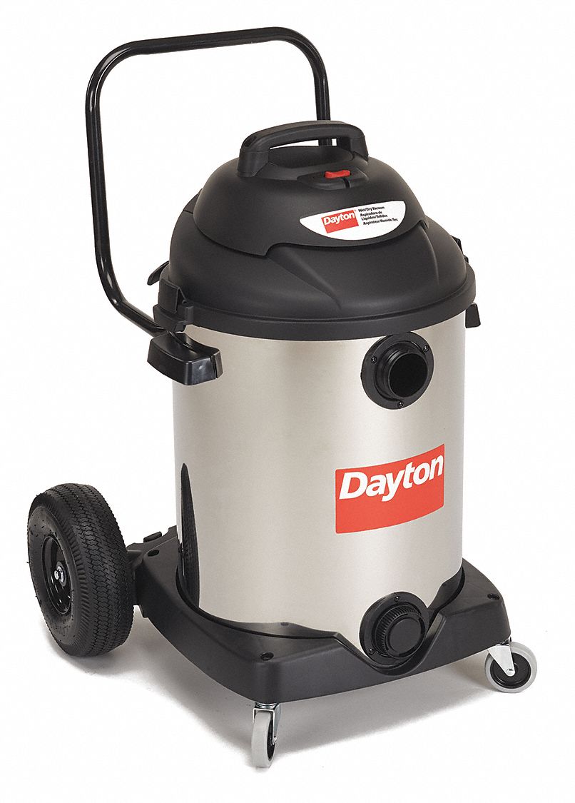 DAYTON 16 gal. Industrial 2 Wet/Dry Vacuum, 8.5 Amps, Standard Filter