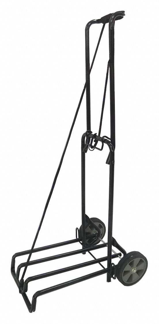 GRAINGER APPROVED Folding Hand Truck for Luggage, Load Capacity 125 lb