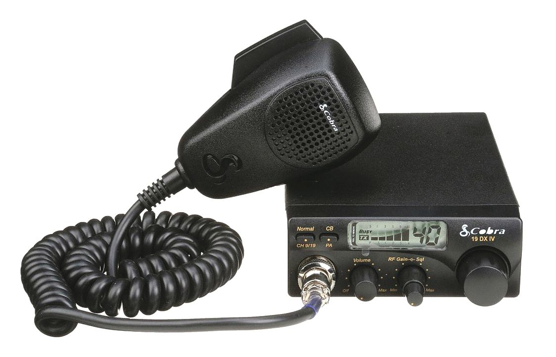 Mounted, Compact/Weather Channels, Mobile CB Radio 23M56719 DX IV