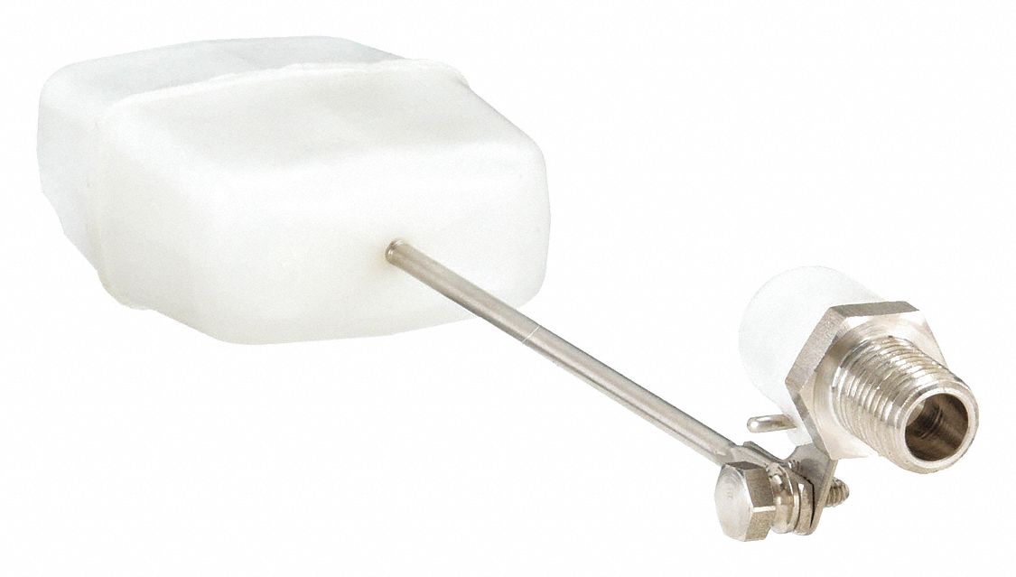 BOBBY, Bulkhead Mount, 1/4 in Size, Mini Float Valve 23MJ90RM262PN