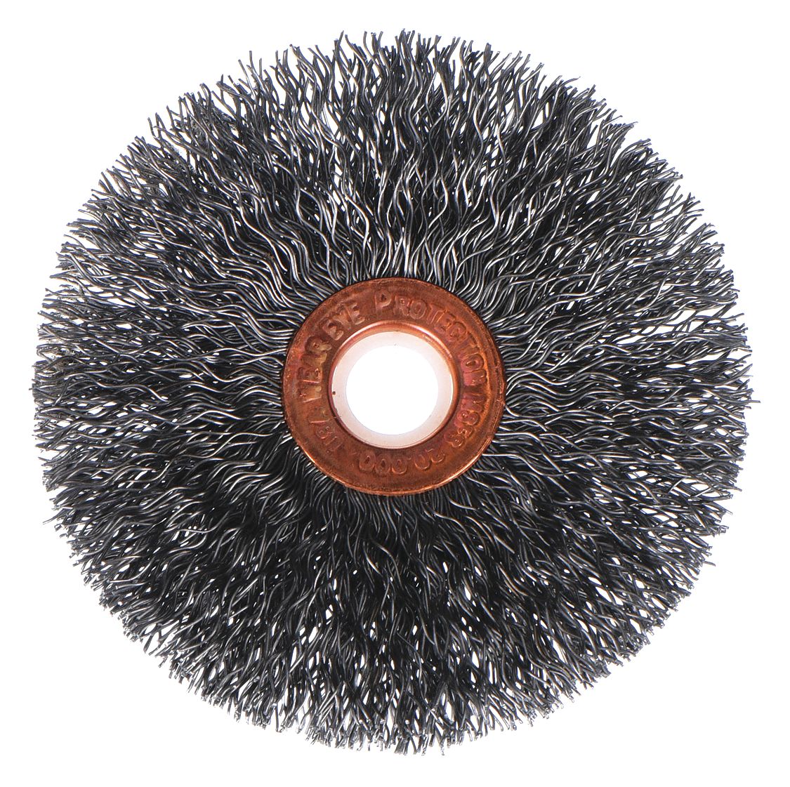 WEILER, Crimped Stainless Steel, 3 in Dia x 5/8 in Wd, Wire Wheel Brush
