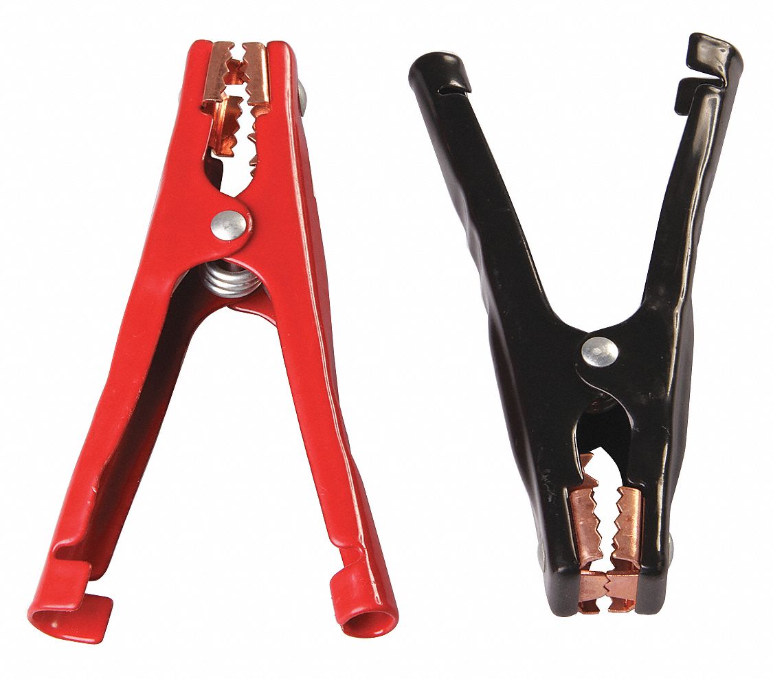 WESTWARD Med Duty Booster Cable Clamp, 400A, Rd/Blk 23PC3823PC38