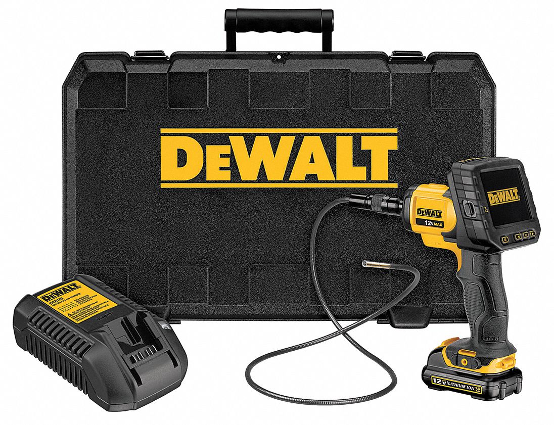 DEWALT Video Borescope, 3.5", 36" Shaft - 23PC99|DCT412S1 - Grainger