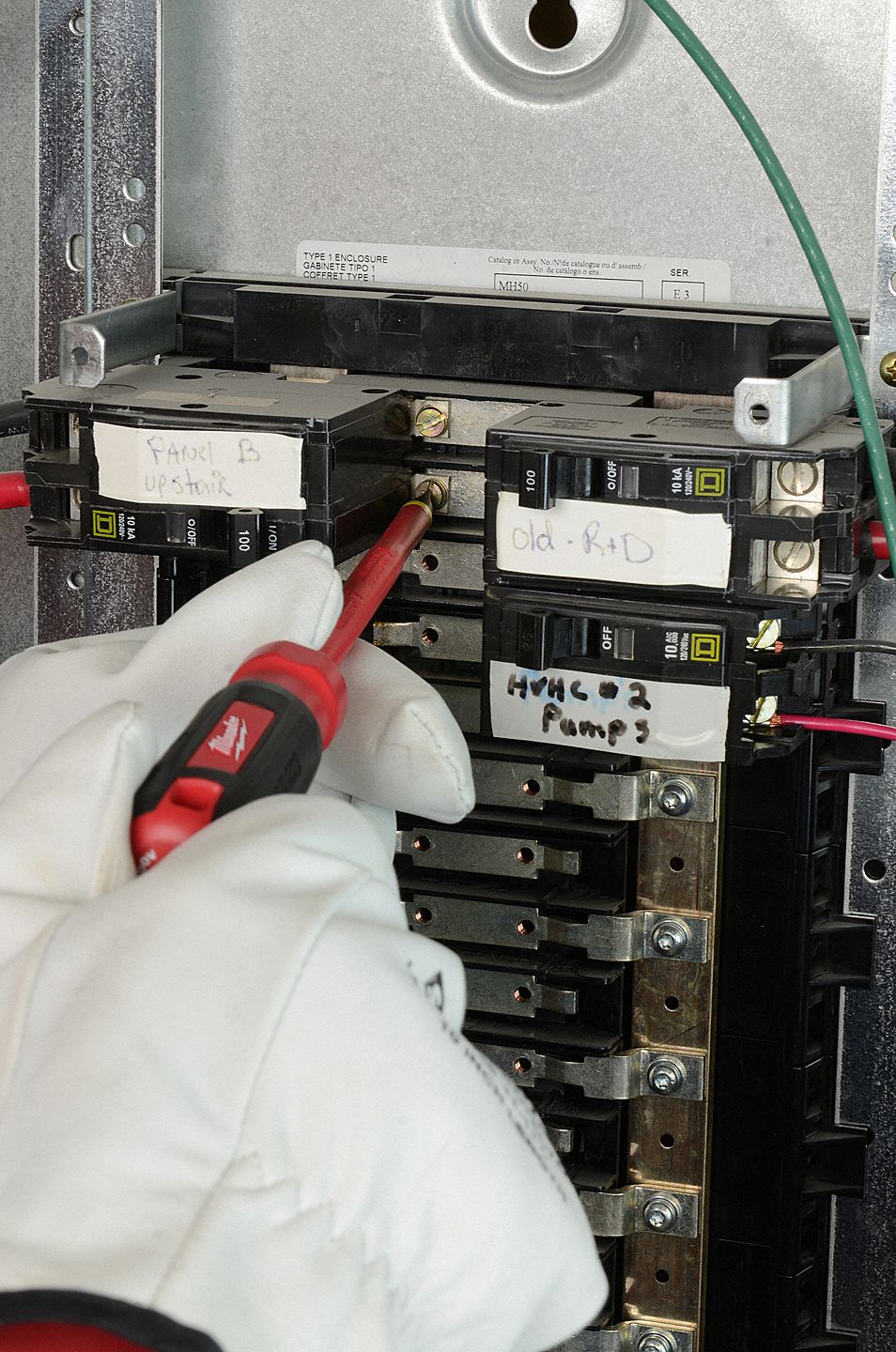 MILWAUKEE Tether Ready Insulated Screwdriver Set, ECX, Phillips