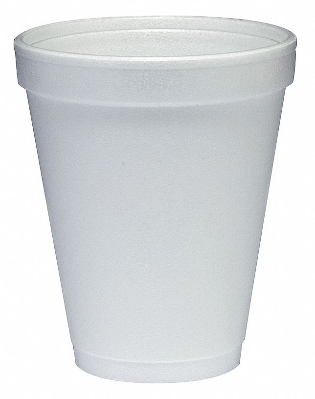DART 10 oz Foam Disposable Hot Cup, White, 1000 PK 23UA5710J10