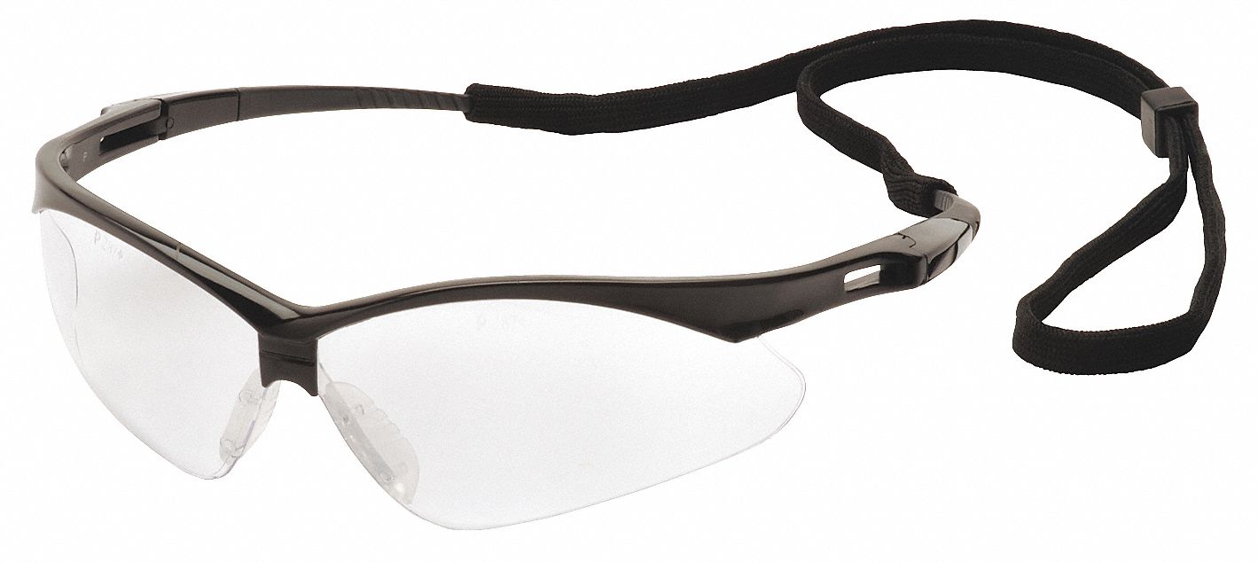 CONDOR Safety Glasses AntiScratch, No Foam Lining, Wraparound Frame