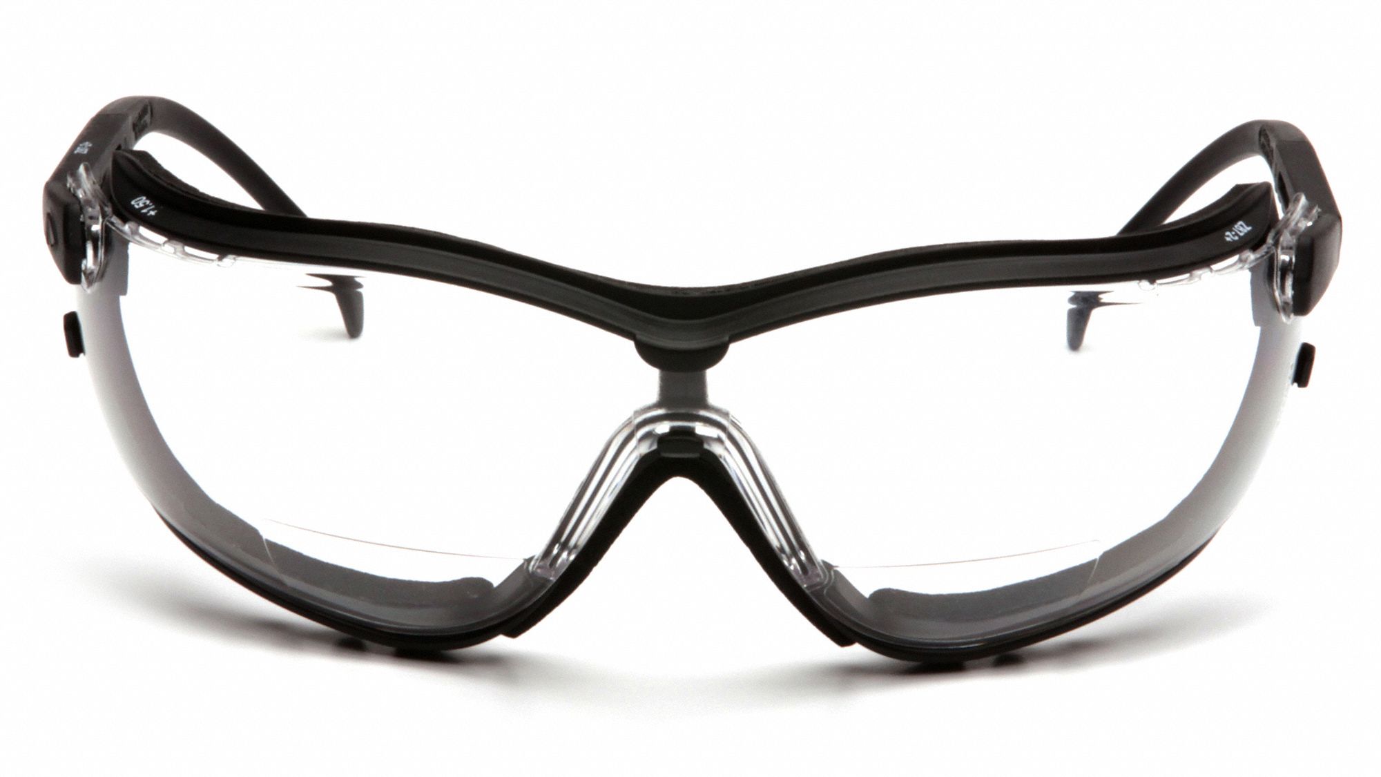 PYRAMEX Bifocal Safety Reading Goggles AntiFog /AntiScratch, +2.50