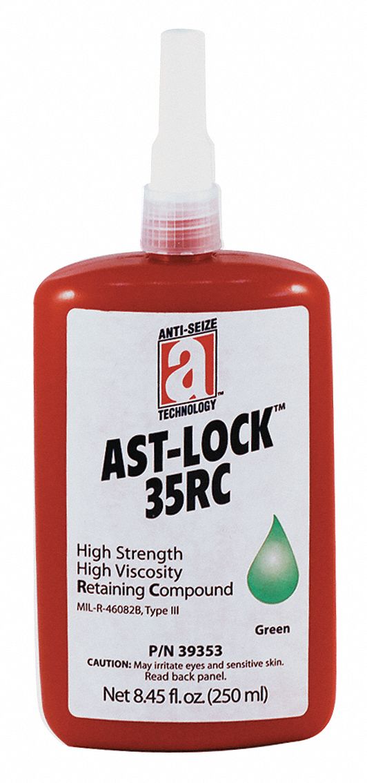 ANTISEIZE TECHNOLOGY, 35RC, 8.5 fl oz, Retaining Compound 23YC1739353 Grainger