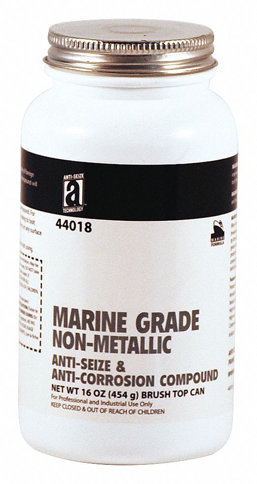 ANTISEIZE TECHNOLOGY Marine Grade AntiSeize, 1 lb, BrushTop Can, Non