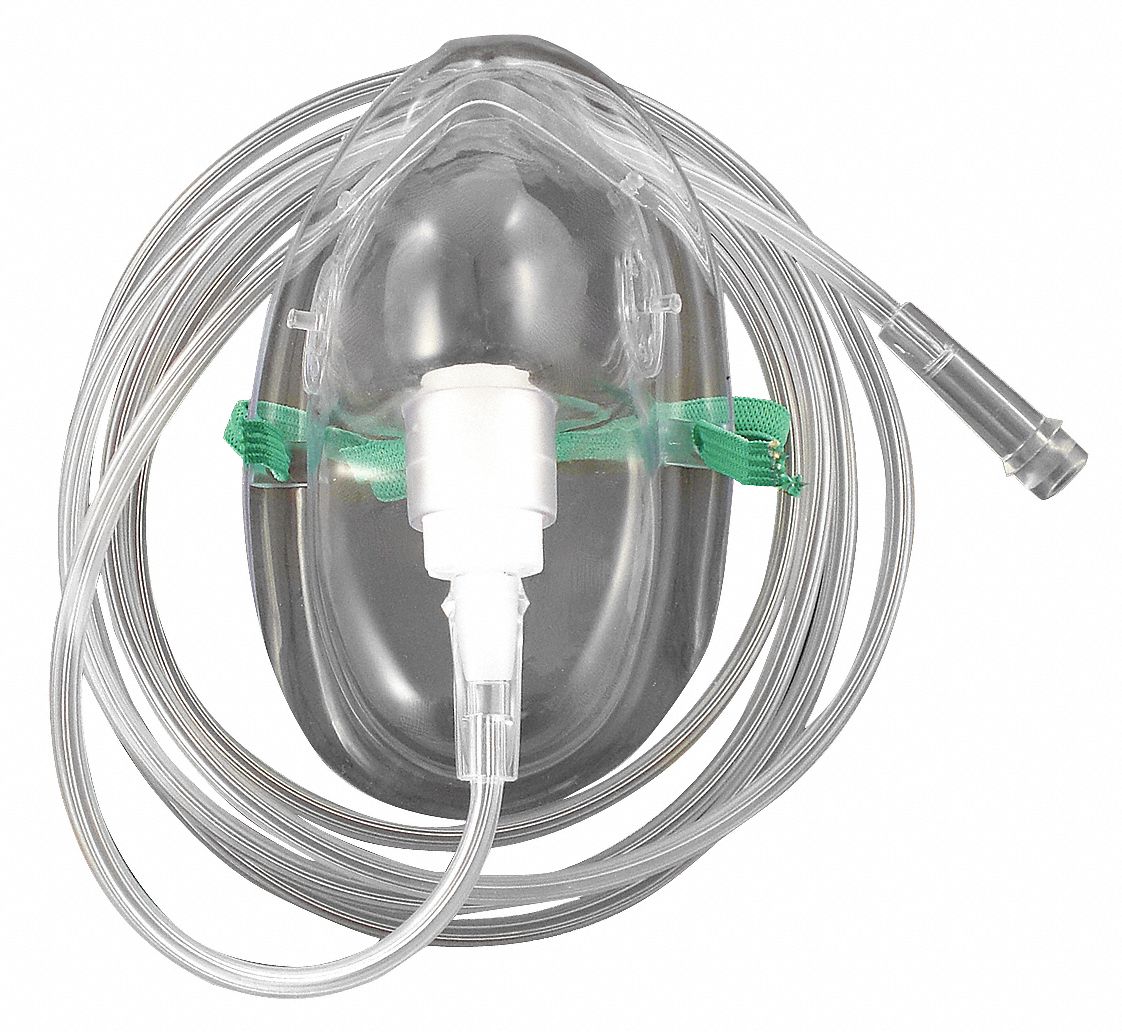 MEDSOURCE PVC Pediatric Medium Concentration Oxygen Mask 23YF23MS