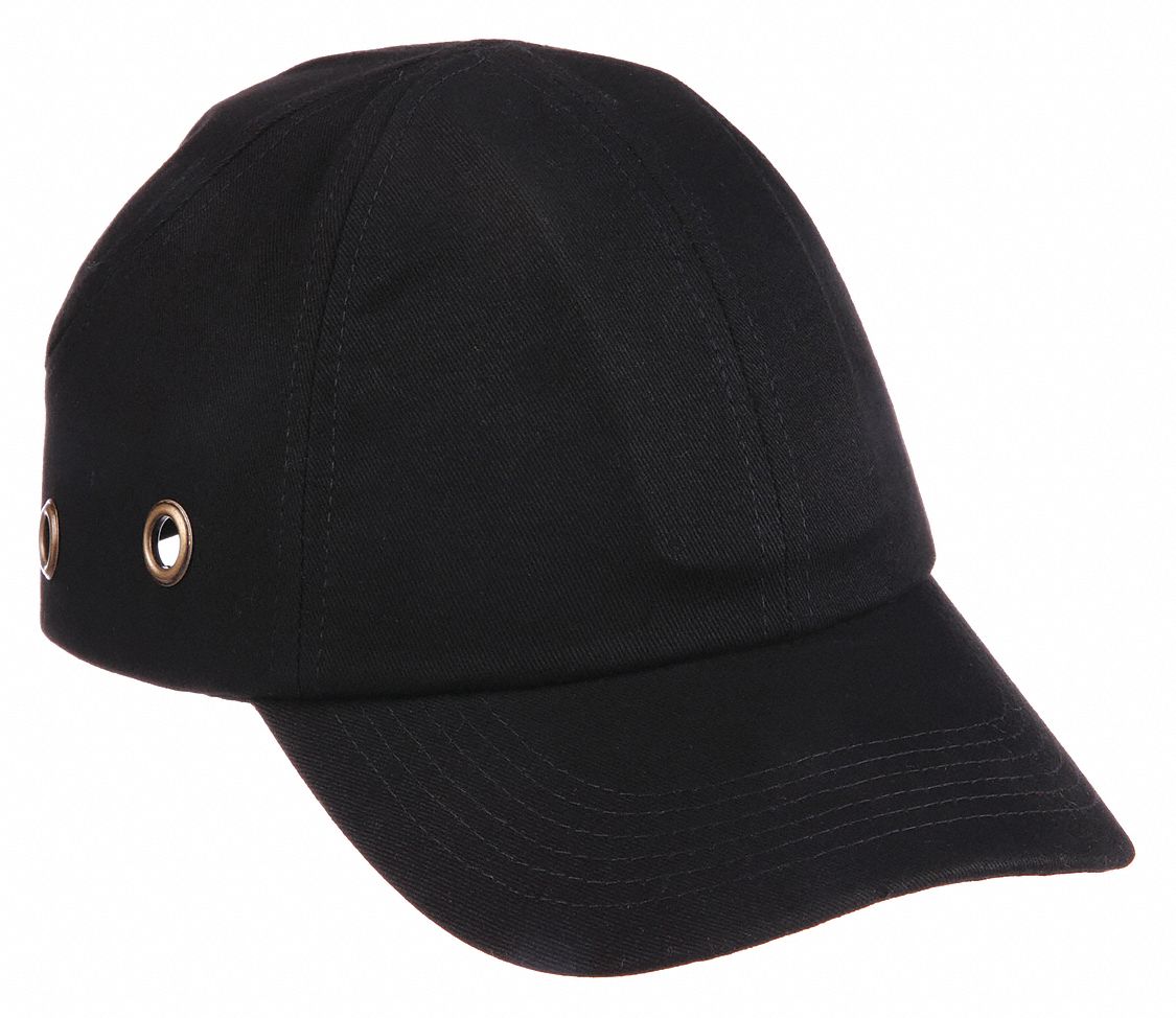 CONDOR Bump Cap, Long Brim Baseball, Black, Fits Hat Size 63/4 to 73/