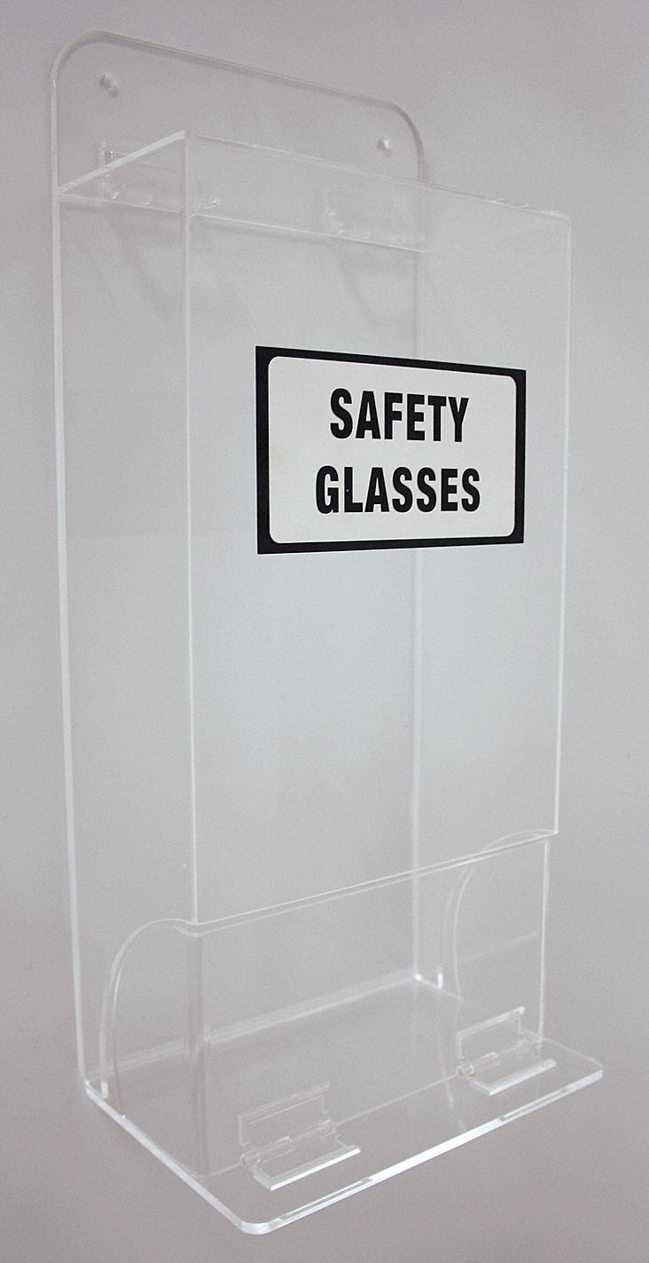 18 in H x 8 in W x 5 1/2 in D, 25 Pairs, Eyewear Dispenser 23Z421