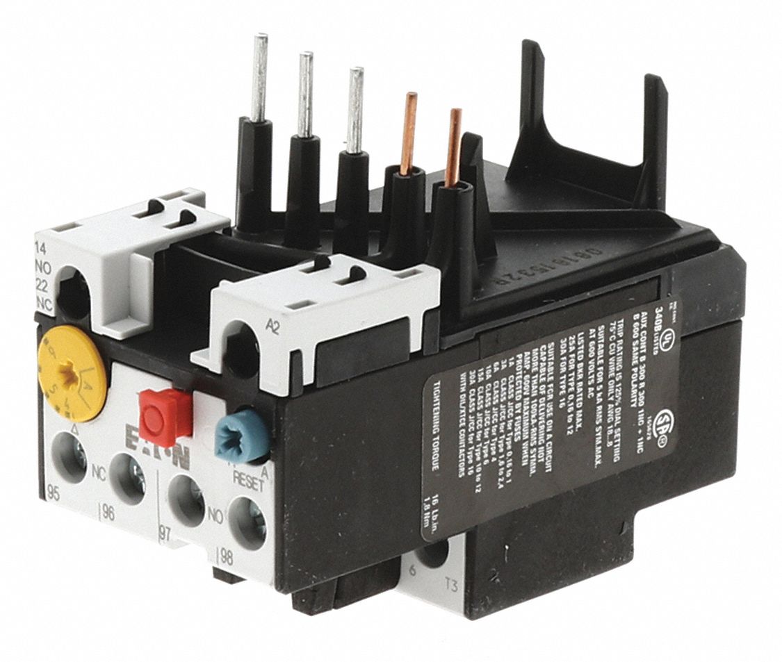 EATON CUTLER HAMMER IEC Style Overload Relay 4.0 to 6.0A, 10, 3 Poles