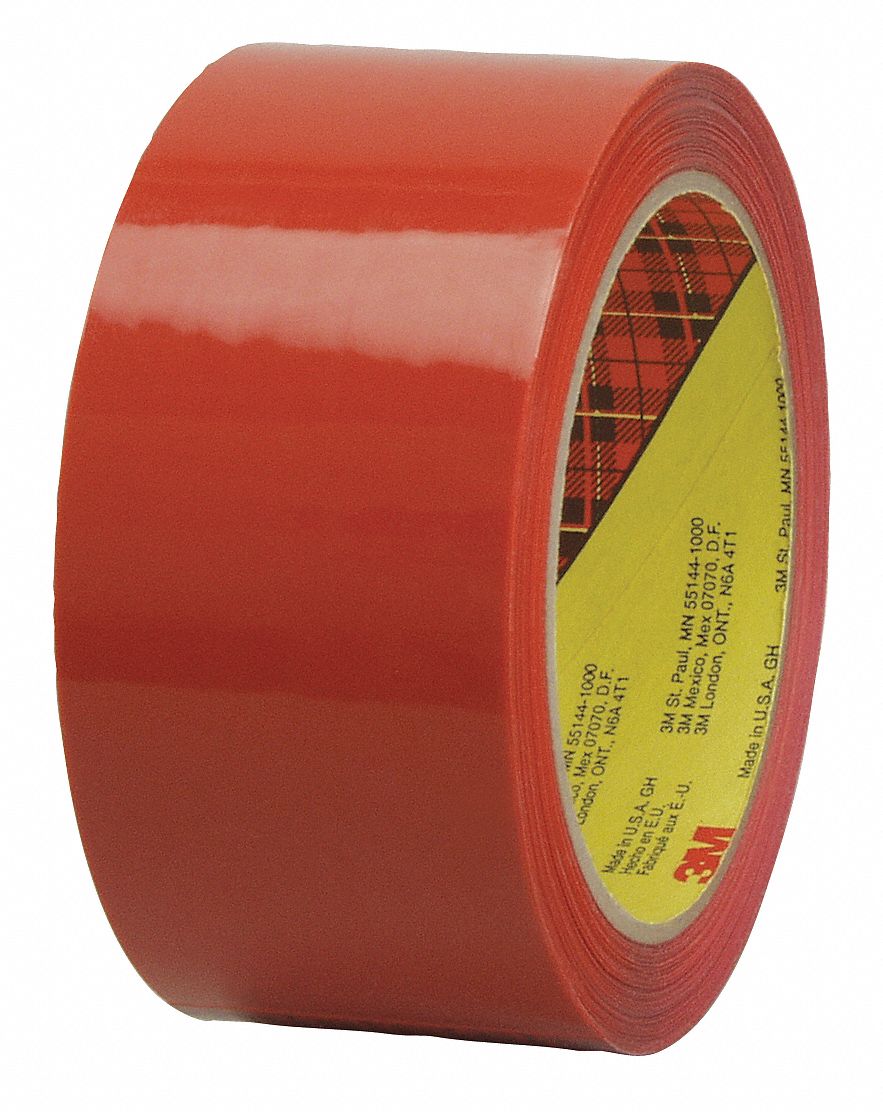 SCOTCH Box Sealing Tape, Orange, Hot Melt Resin Tape Adhesive, Tape