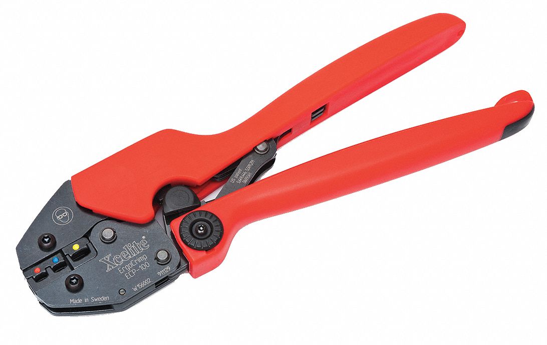 XCELITE 12 1/2 inL Ratchet Crimper, 22 to 10 AWG 24AC80ECP100 Grainger