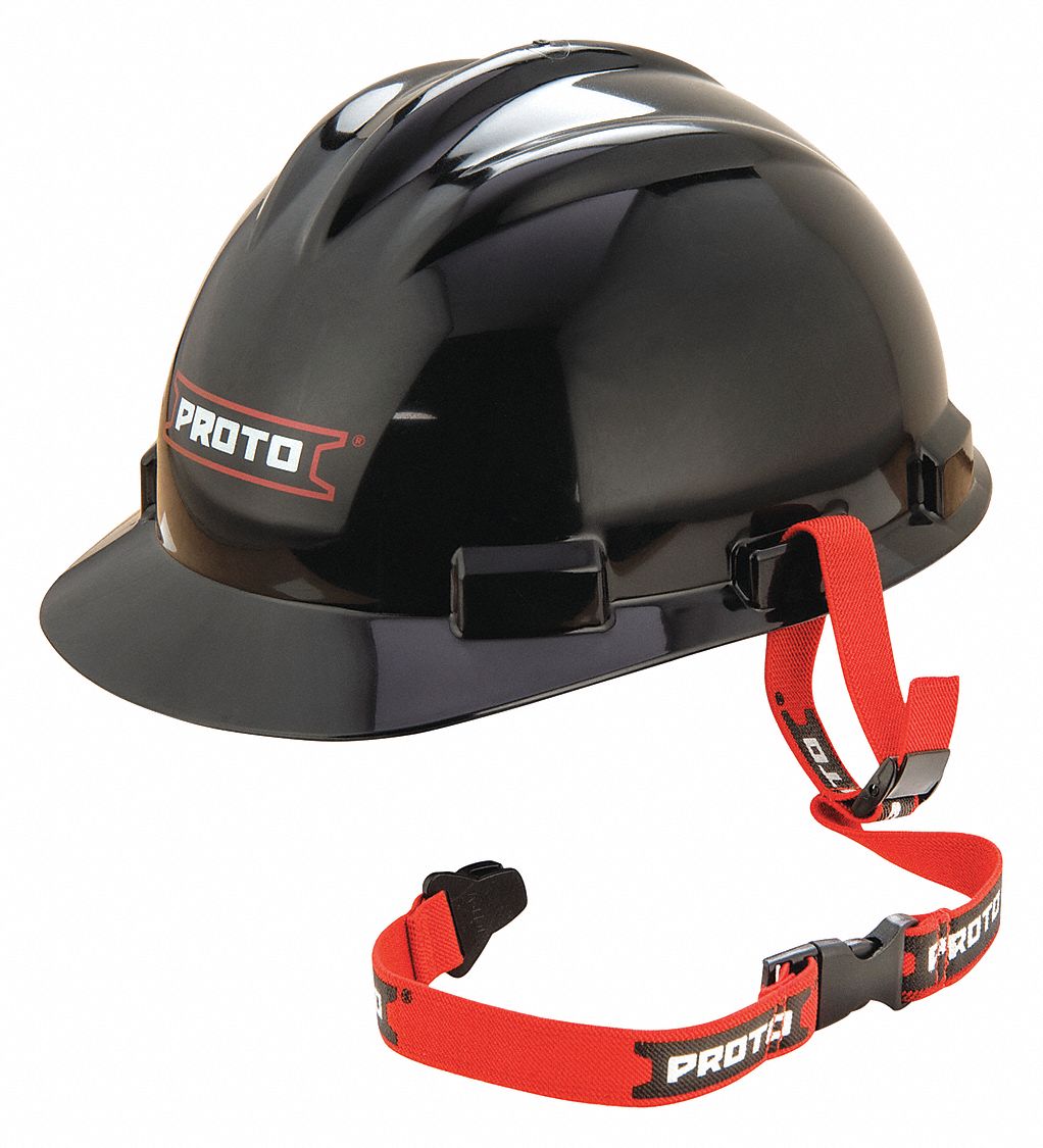 PROTO Hard Hat Lanyard, Elastic Tether Style, Nylon 24AL31JLANHATRD