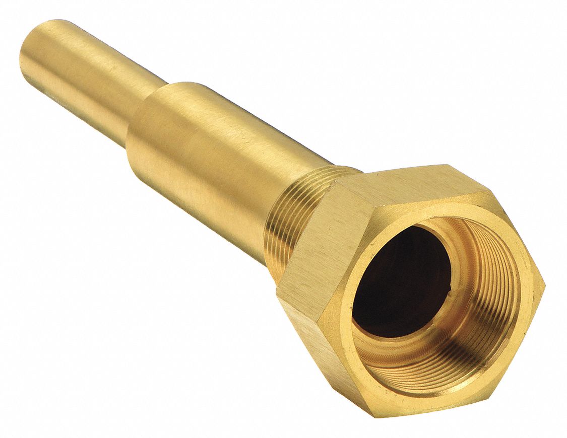 APPROVED VENDOR INDUSTRIAL THERMOWELL,BRASS,11/41 Thermowells