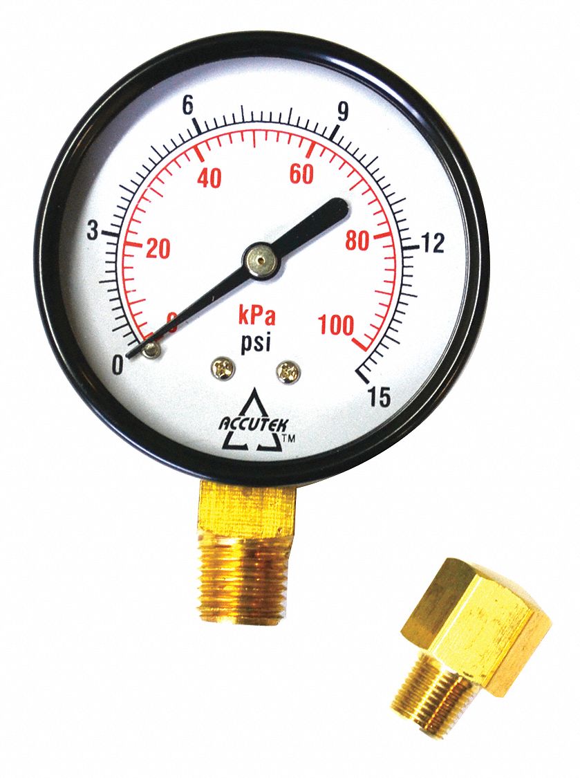 HEAT WAGON, Fits Desa Brand, HA1180, Low Pressure Air Gauge 24HP09