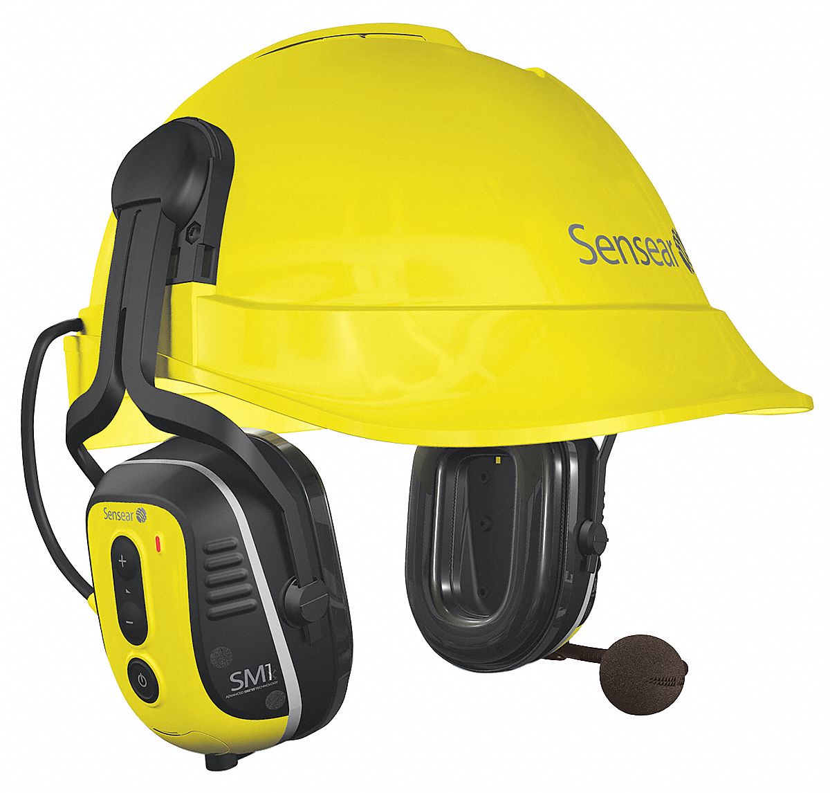 SENSEAR Hard Hat Mounted Electronic Ear Muffs, 23dB, Radio Band Type