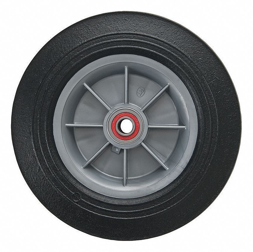MAGLINE, Fits Magliner Brand, Hand Truck Wheel 10" dia., 1025, Solid