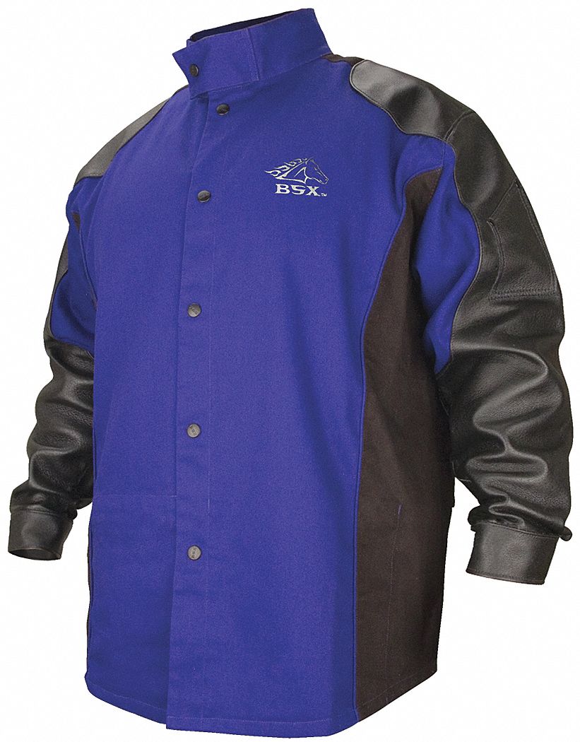 BSX Blue/Black 100 9 oz FlameResistant Cotton Body and Grain Pigskin