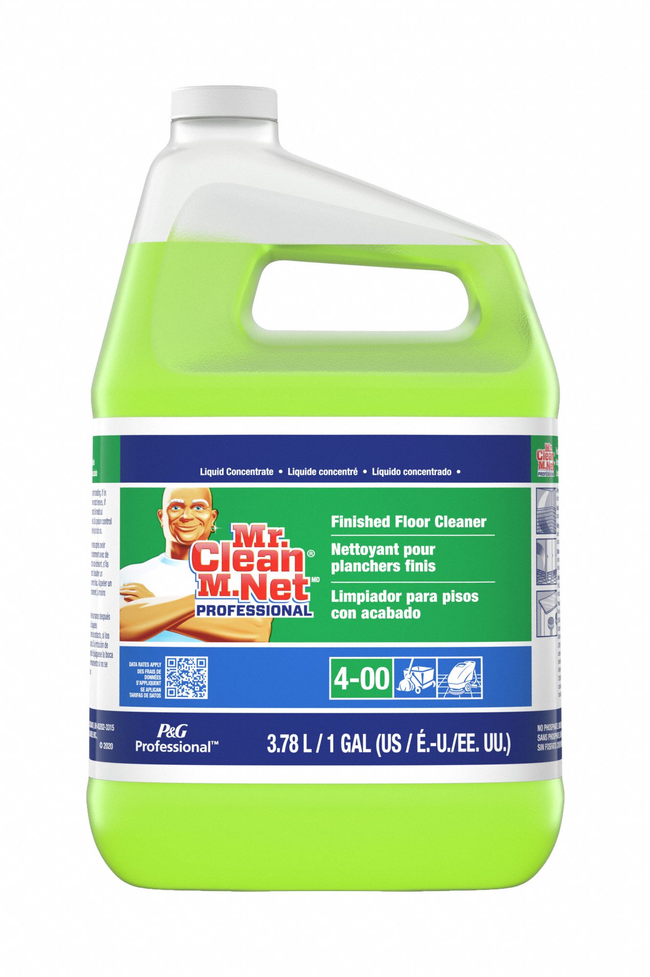MR. CLEAN, Jug, 1 gal Container Size, Floor Cleaner 24L28602621