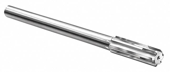 SUPER TOOL Chucking Reamer, Carbide Tipped, Bright (Uncoated), Straight
