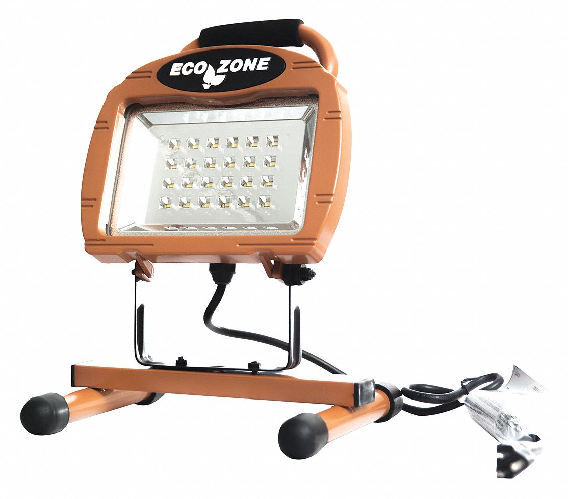 Temporary Job Site Light, Floor Stand, Corded (AC), Lumens 779, Number