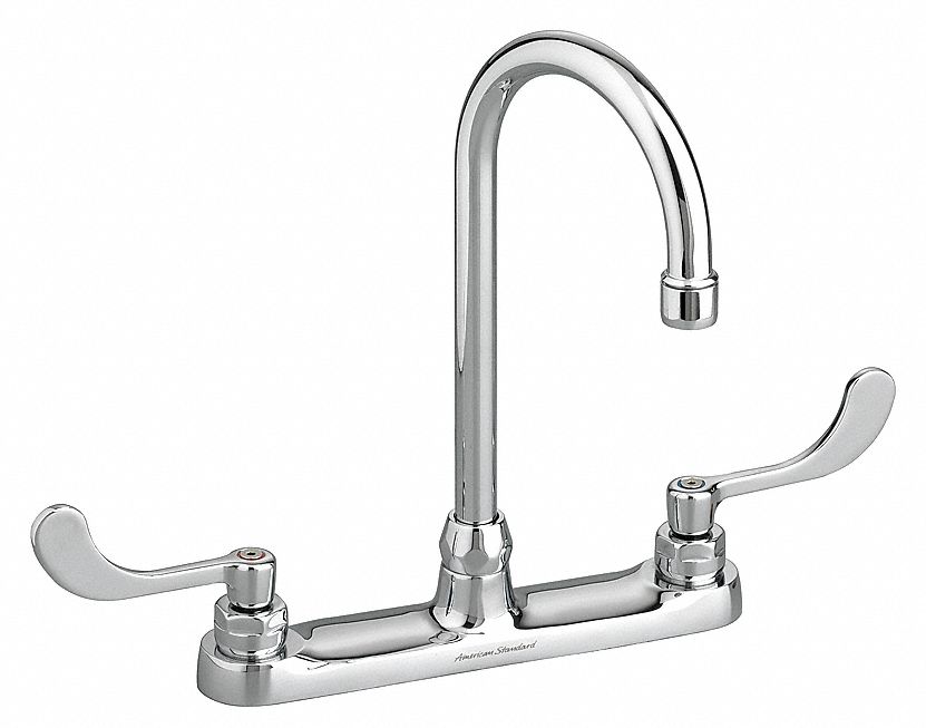 AMERICAN STANDARD Chrome, Straight, Kitchen Sink Faucet