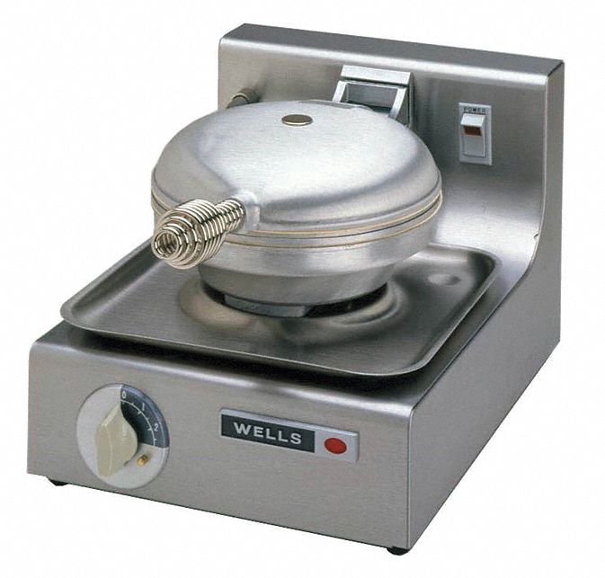 7 in Cooking Surface Wd, Waffle Baker - 24T806|WB-1E - Grainger