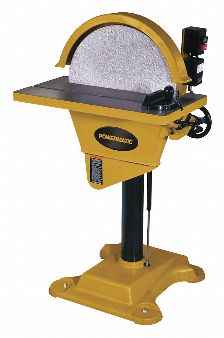 POWERMATIC, For Wood, 230V, Disc Sander 24V9451791276 Grainger