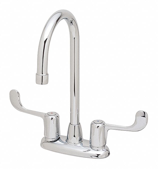 SYMMONS Chrome, Gooseneck, Bathroom Sink Faucet, Kitchen Sink Faucet