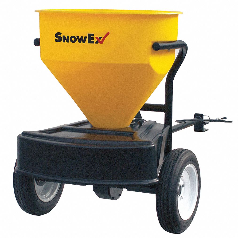 Tow Behind Spreader, 960 lb. Capacity, High Output Drop Type, Pneumatic