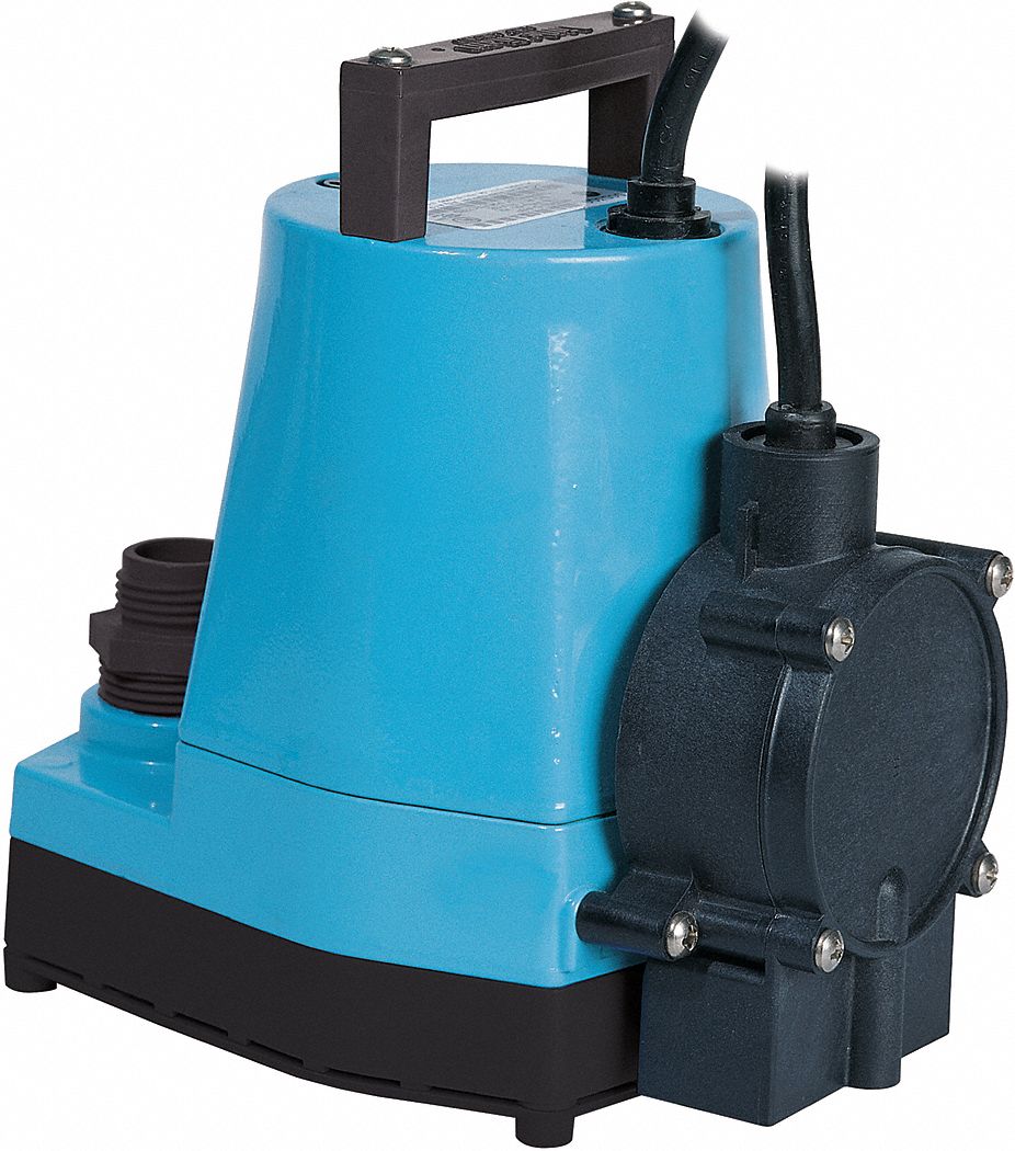 LITTLE GIANT PlugIn Utility Pump 110V AC, 1/6 HP, 18.3 gpm Flow Rate