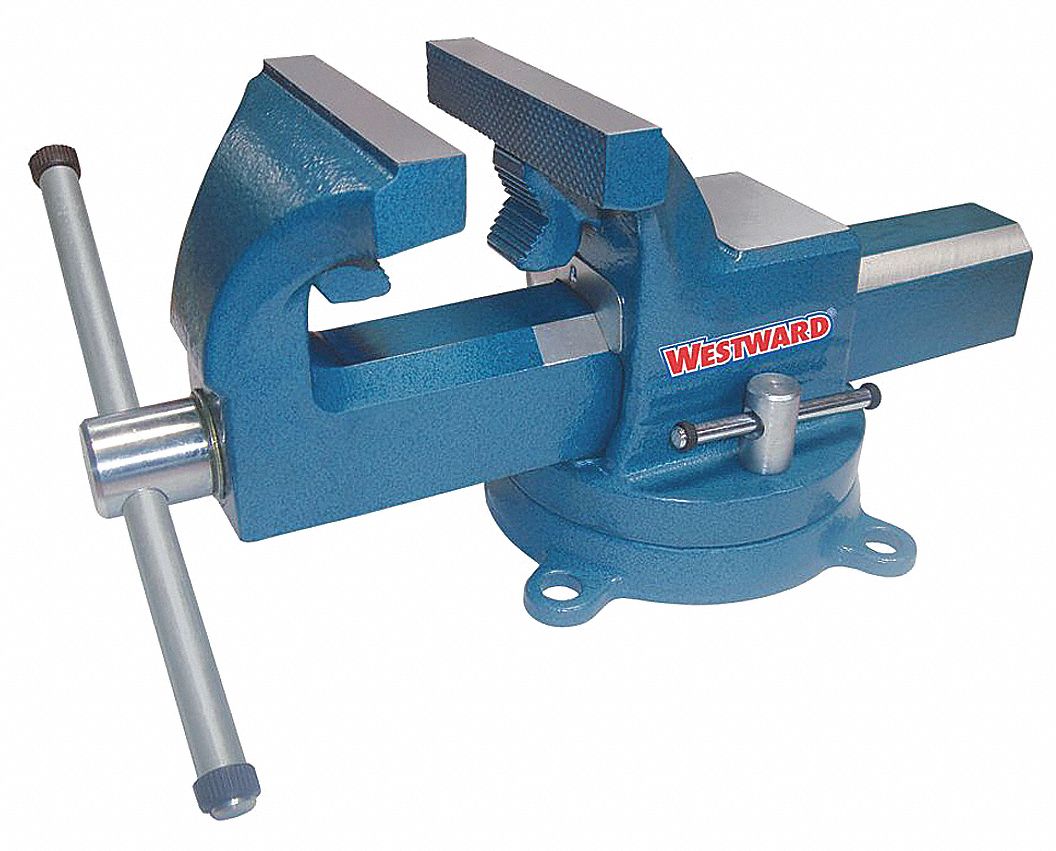Heavy Duty Machinist's Vise, 6 in Jaw Width, 7 1/2 in Max. Opening, 4